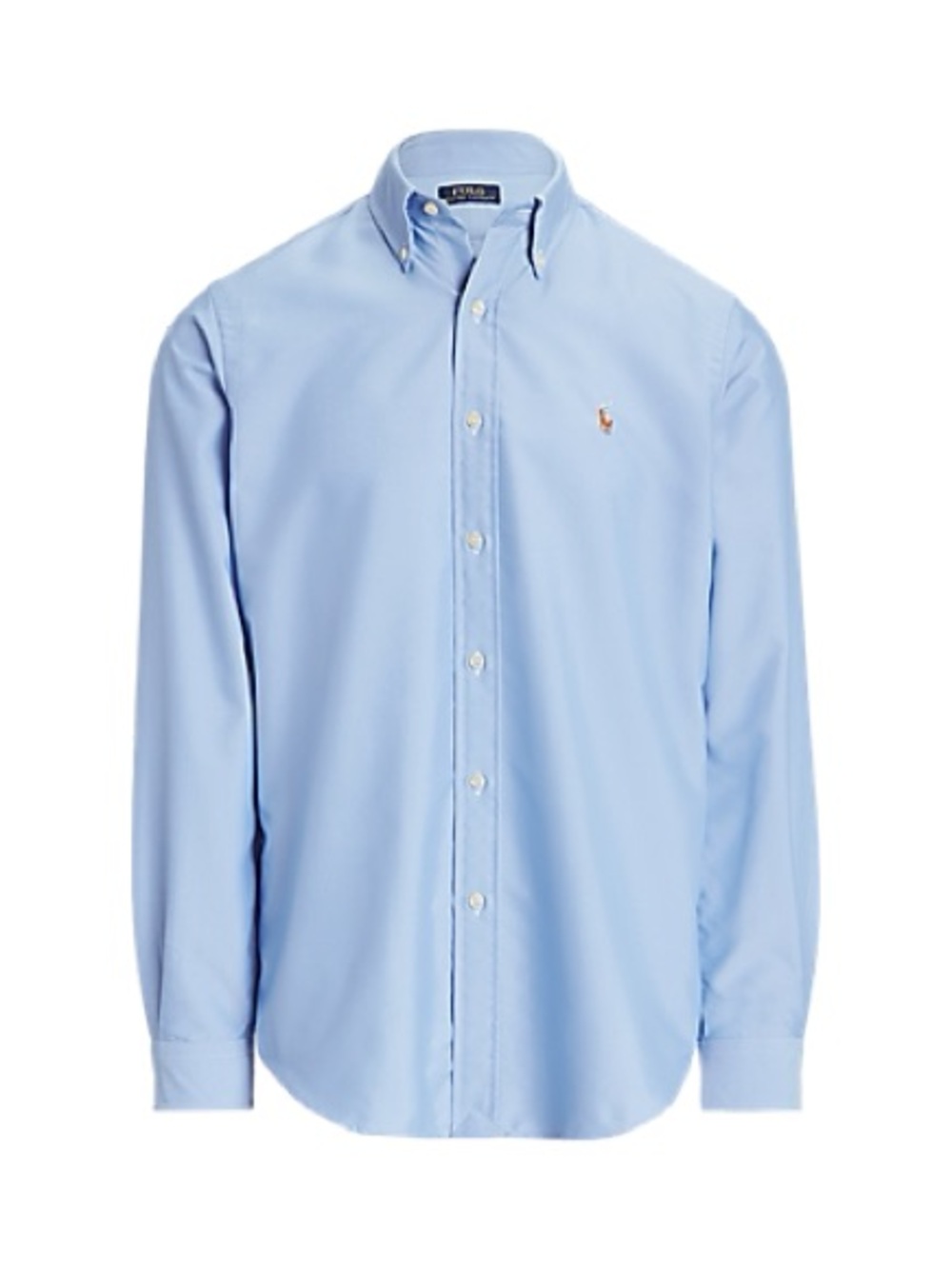 Polo Ralph Lauren men XL blue solid performance classic fit Coolmax oxford shirt